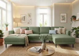 Home affaire Wohnlandschaft Booster II | Grün
