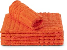 ROSS Waschhandschuh CARRE | Orange