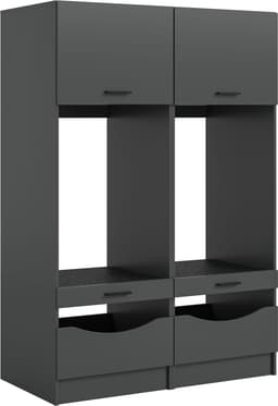 welltime Mehrzweckschrank-Set FALAS | Grau