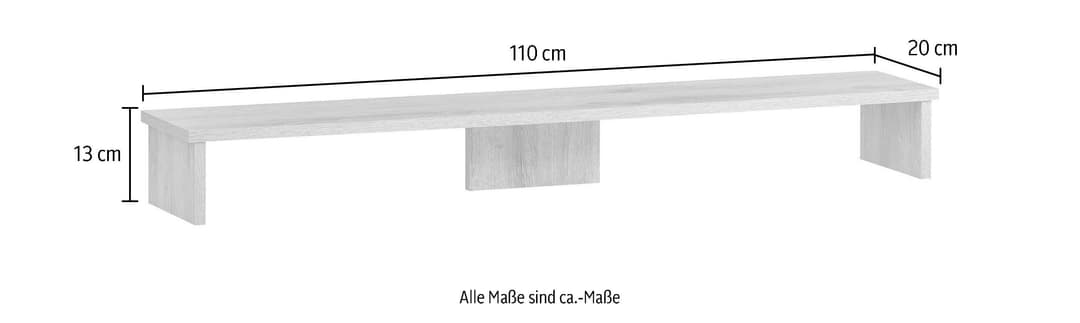 Schildmeyer Schreibtischaufsatz Baku | Holztöne