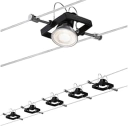 Paulmann LED Deckenleuchte Mac II | Schwarz