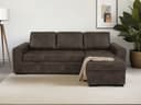 Trends by HG Ecksofa Poll L-Form | Braun 2