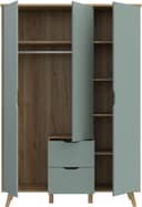 Forte Drehtürenschrank Vankka | Grün 5