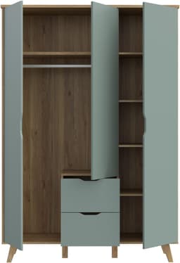 Forte Drehtürenschrank Vankka | Grün