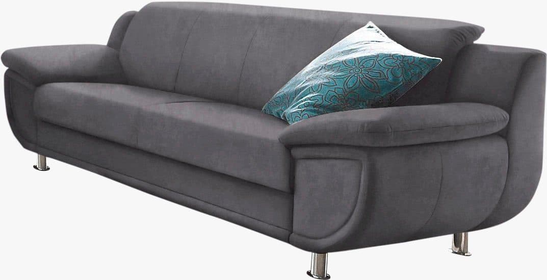 TRENDMANUFAKTUR 3-Sitzer Rondo | Grau