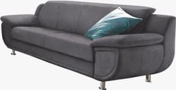 TRENDMANUFAKTUR 3-Sitzer Rondo | Grau