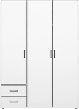 rauch VOYAGER Kleiderschrank | Weiß