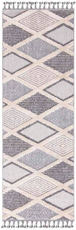 Carpet City Hochflor-Teppich Valencia 731 | Grau