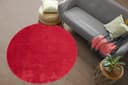 the carpet Teppich Relax round | Rot 3
