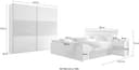 Schlafkontor Schlafzimmer-Set Kiara | Weiß 3