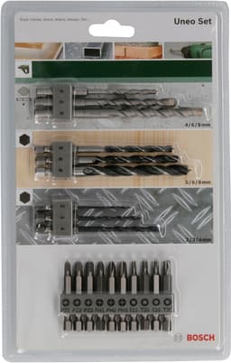 Bosch Home & Garden Werkzeugset Uneo Mixed Set | Silber