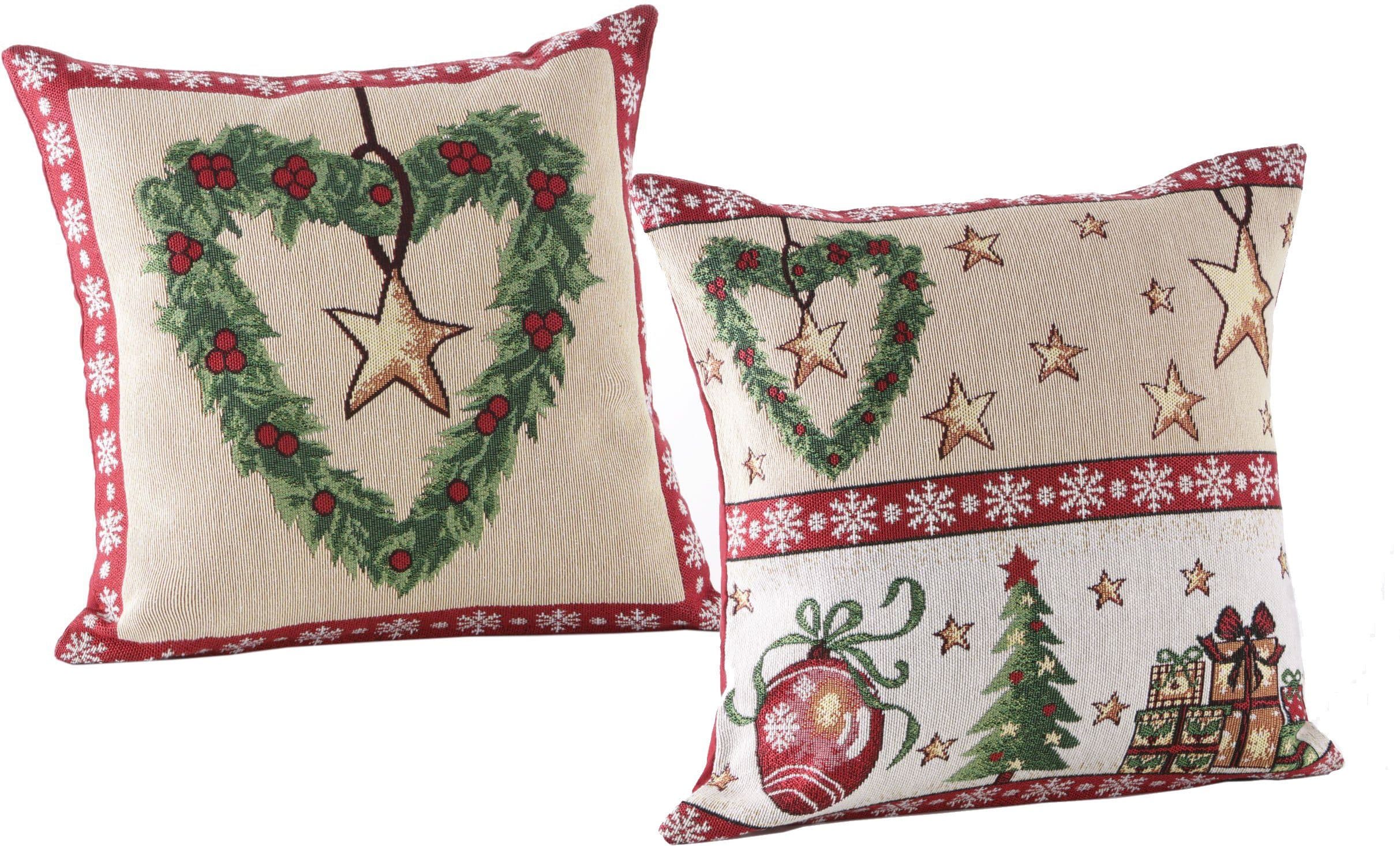 Dreams Kissenhülle Weihnachtszeit | Mehrfarbig