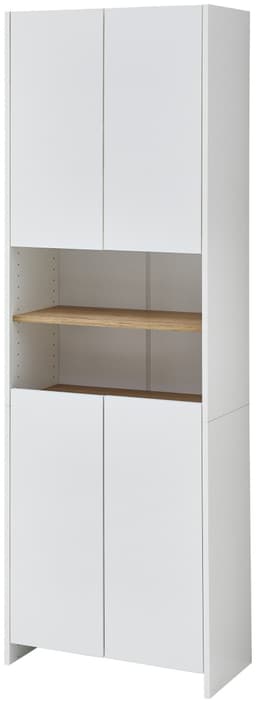 Saphir Hochschrank Quickset 100 | Weiß