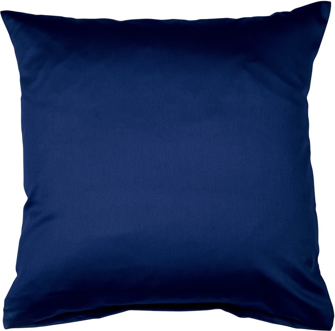 Janine Kissenbezug Colors Mako Satin | Blau
