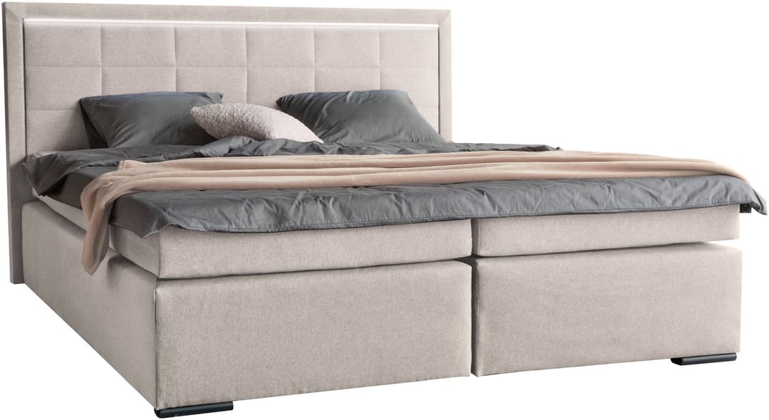 COLLECTION AB Boxspringbett 30 Jahre Jubiläums-Modell Athena | Beige