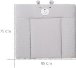 roba® Wickelauflage Style, soft | Grau