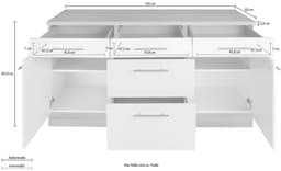 OPTIFIT Unterschrank Kalmar | Weiß