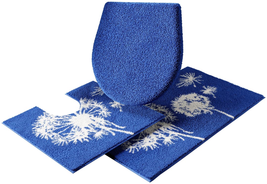 Grund Badematte Pusteblume | Blau