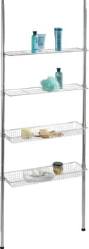 Wenko Badregal Ellera Teleskopregal | Silber