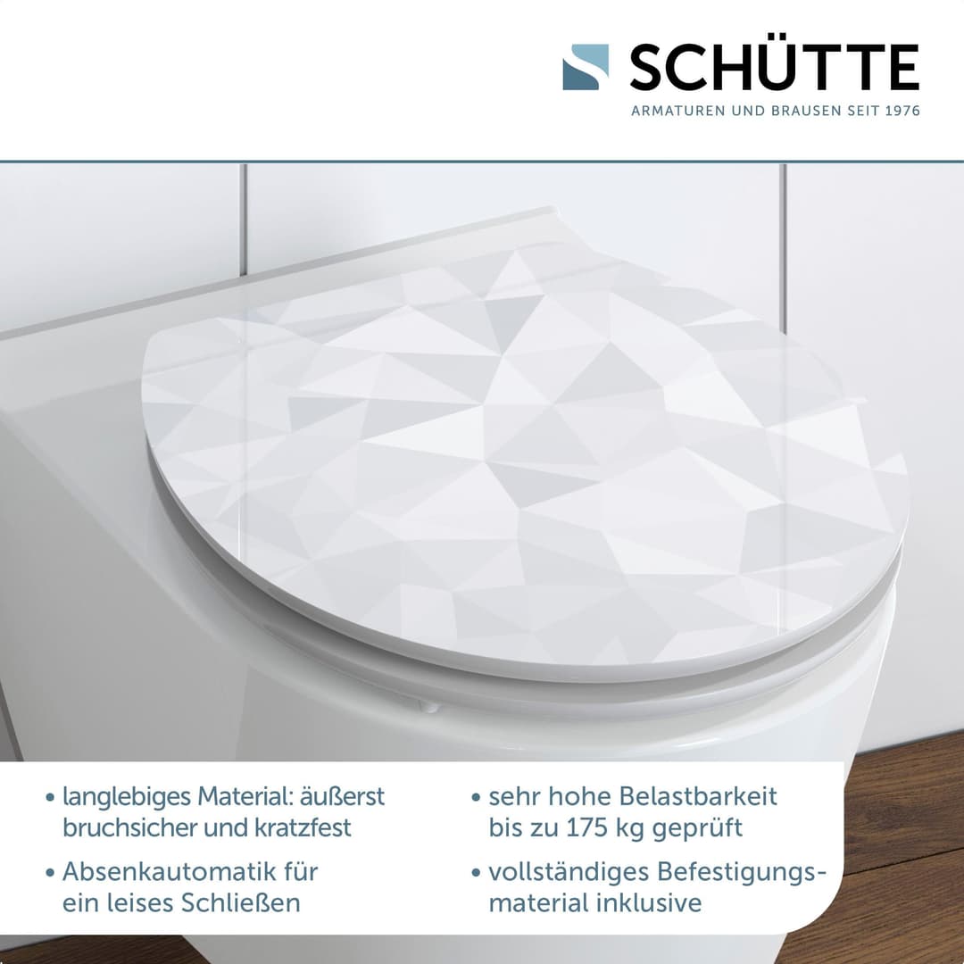 Schütte WC-Sitz Diamond | Mehrfarbig