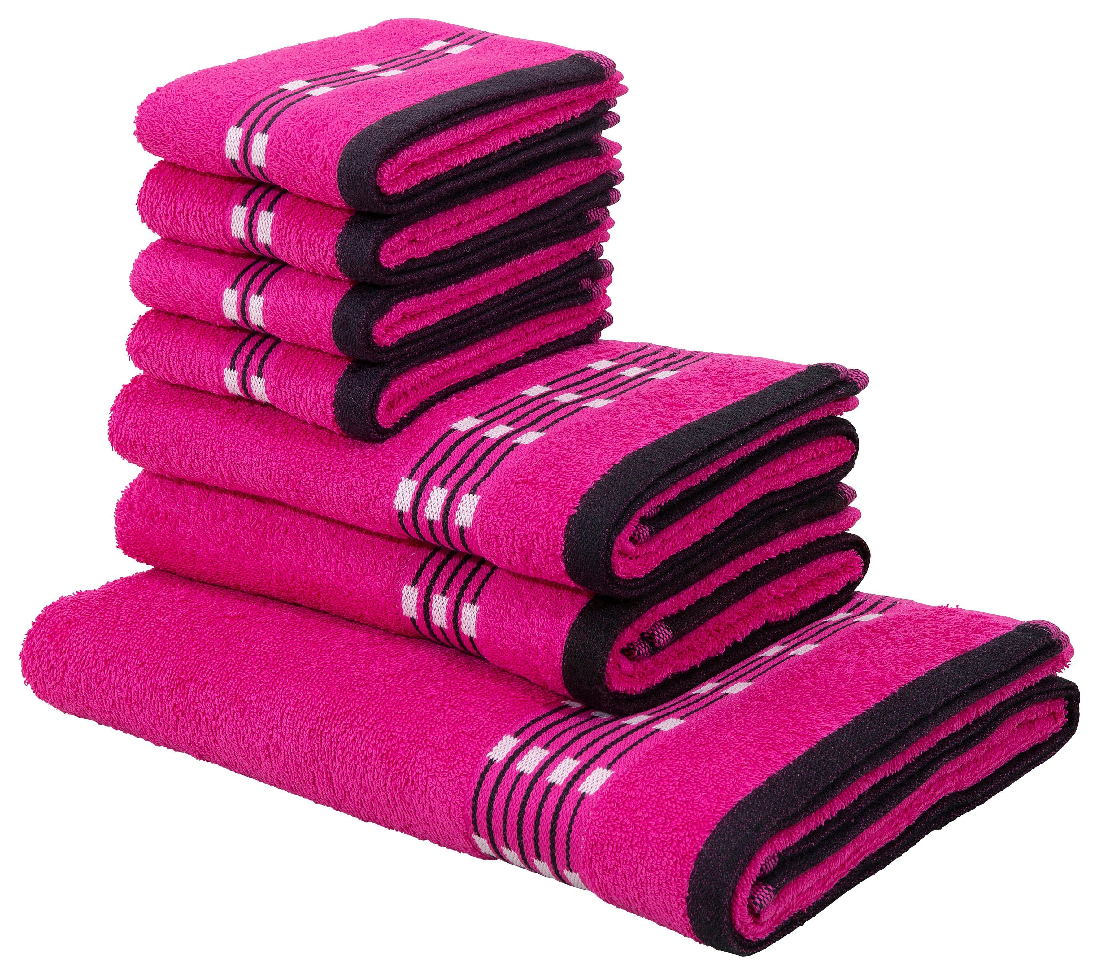 OTTO home Handtuch Set Jonnie | Pink