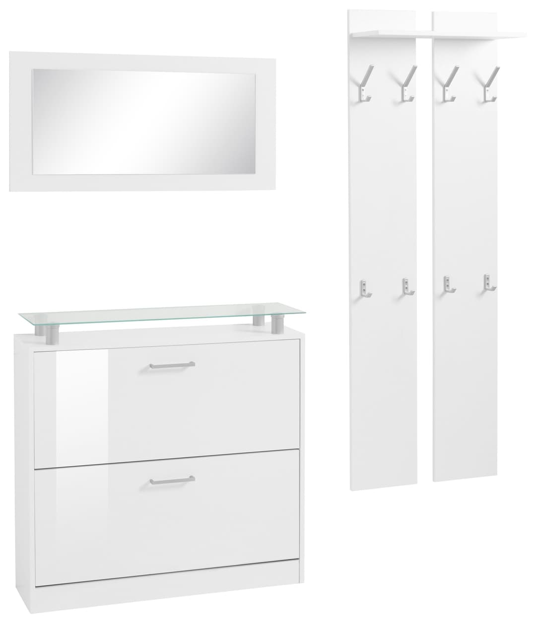 borchardt Möbel Garderoben-Set Finn | Weiß