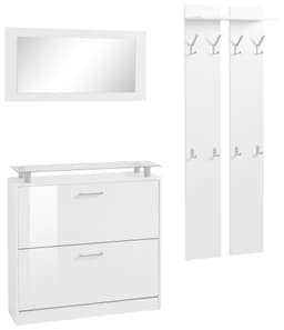 borchardt Möbel Garderoben-Set Finn | Weiß
