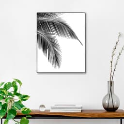 Reinders! Poster Palmen Blatt | Schwarz