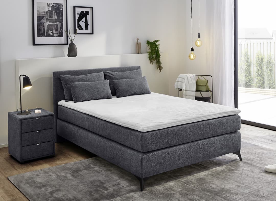 Jockenhöfer Gruppe Boxspringbett Paulina | Grau