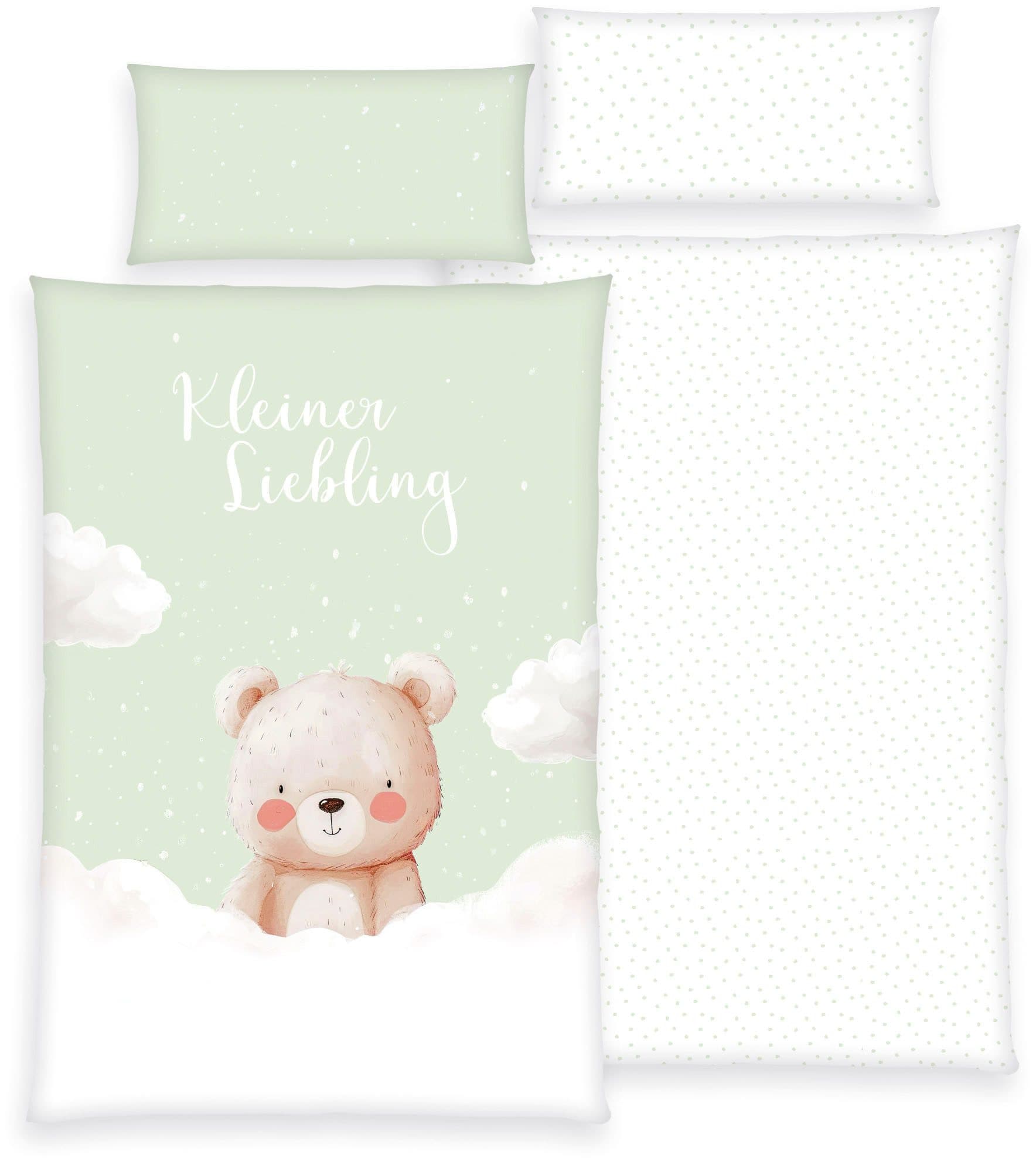 OTTO home Kinderbettwäsche Kleiner Liebling | Grün