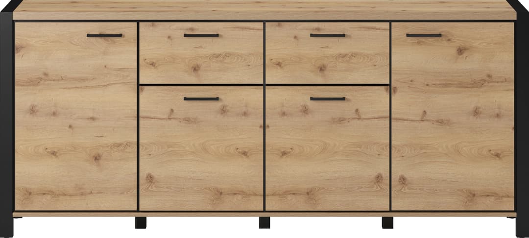 Home affaire Sideboard Aktiv | Holztöne