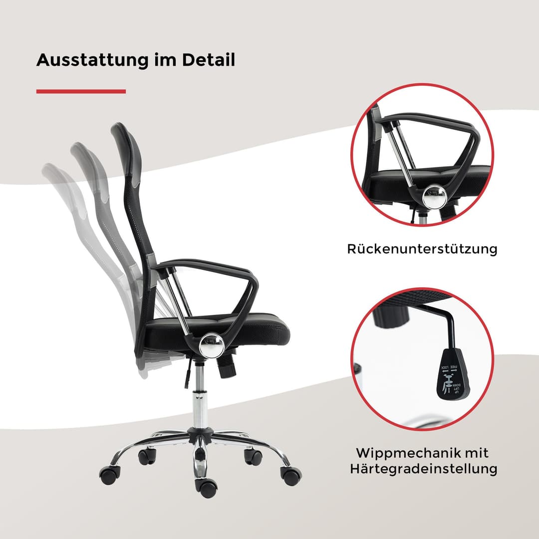 Duo Collection Bürostuhl Regensburg | Schwarz