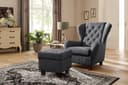 Home affaire Ohrensessel Alexander | Grau