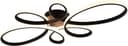 TRIO Leuchten LED Deckenleuchte FLY | Schwarz
