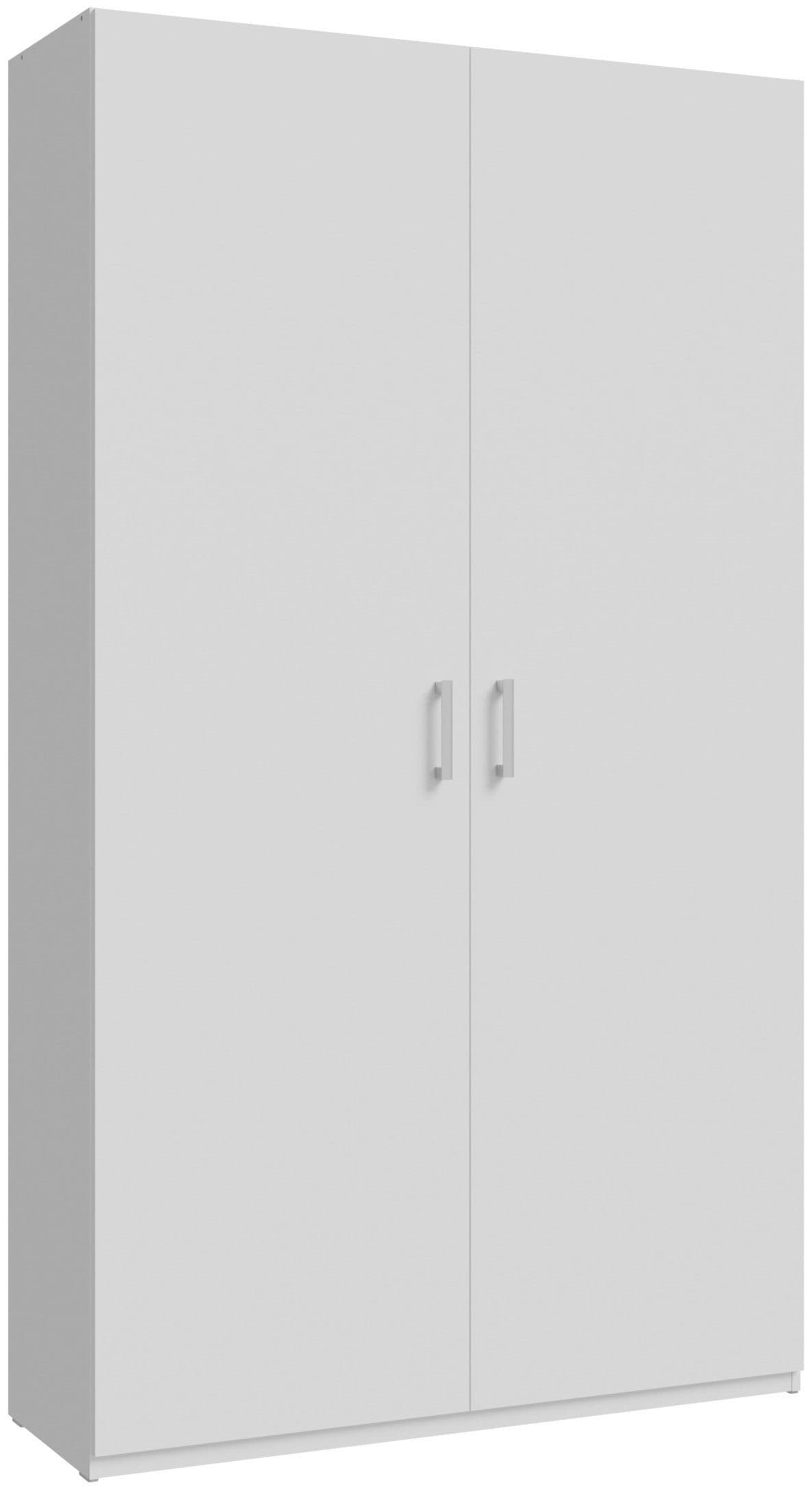 FORTE Kleiderschrank | Weiß