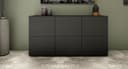 borchardt Möbel Sideboard Rova | Schwarz