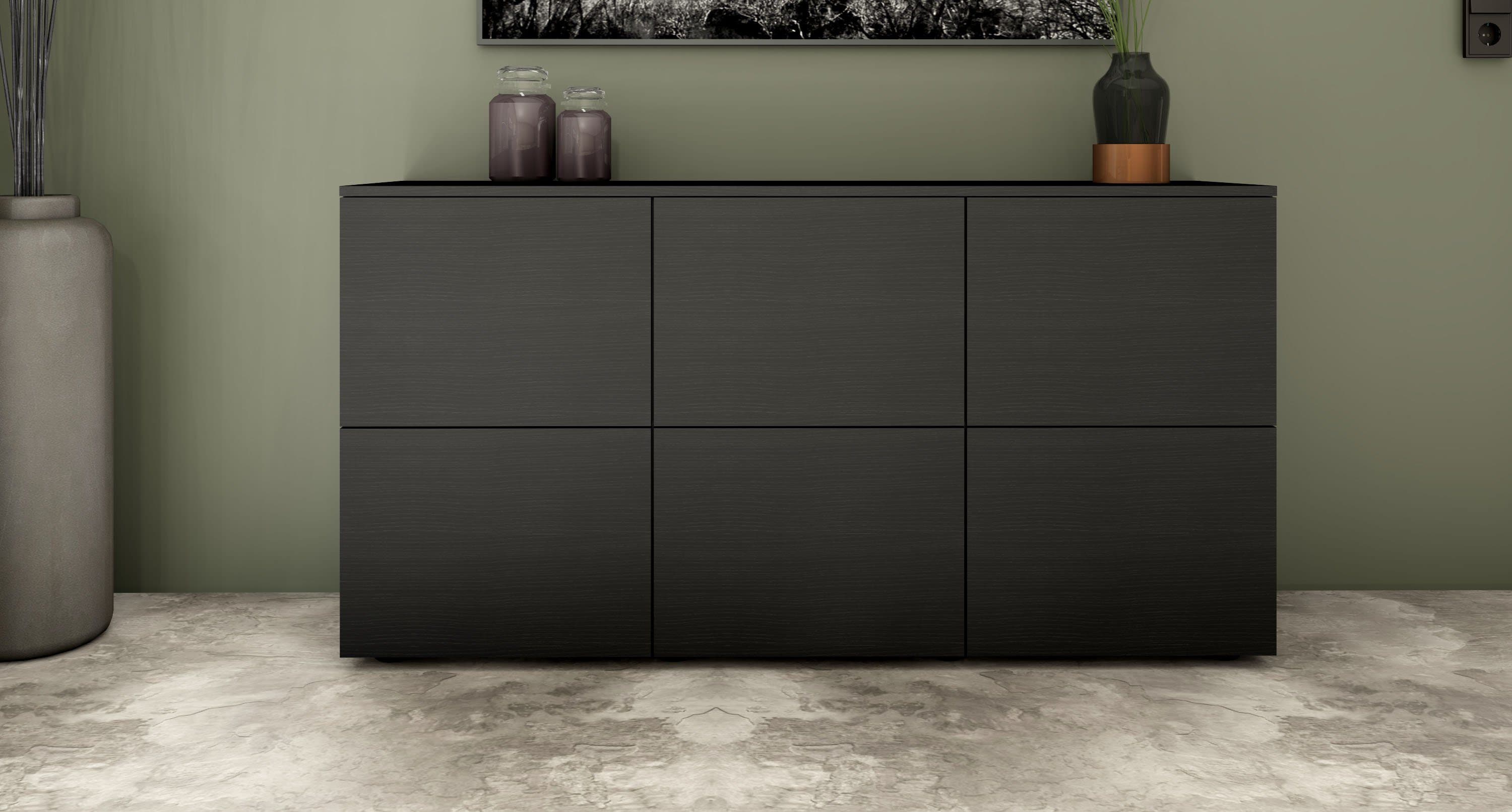 borchardt Möbel Sideboard Rova | Schwarz
