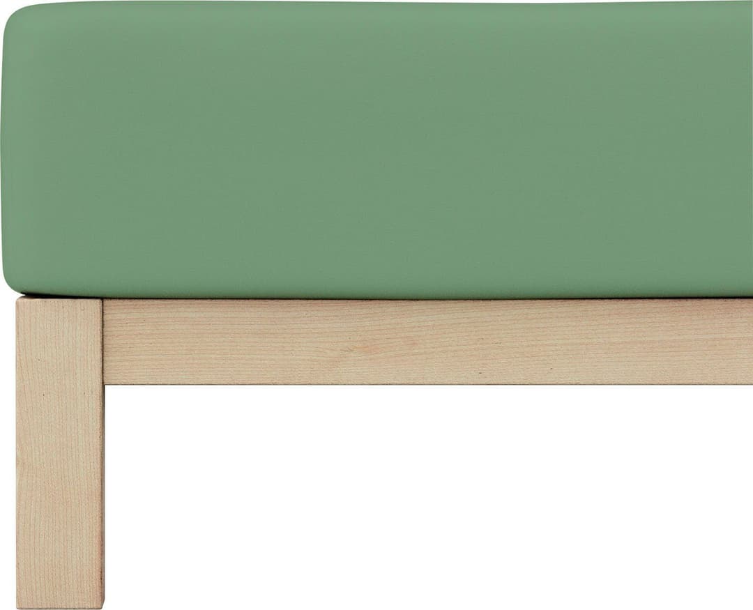 Schlafgut Spannbettlaken PURE Bio-Baumwolle | Grün