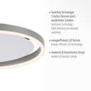 JUST LIGHT Deckenleuchte RITUS | Silber 4
