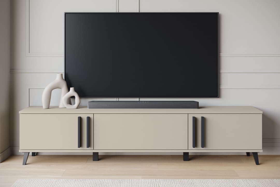 Home affaire Lowboard Helsinki TV-Kommode | Beige