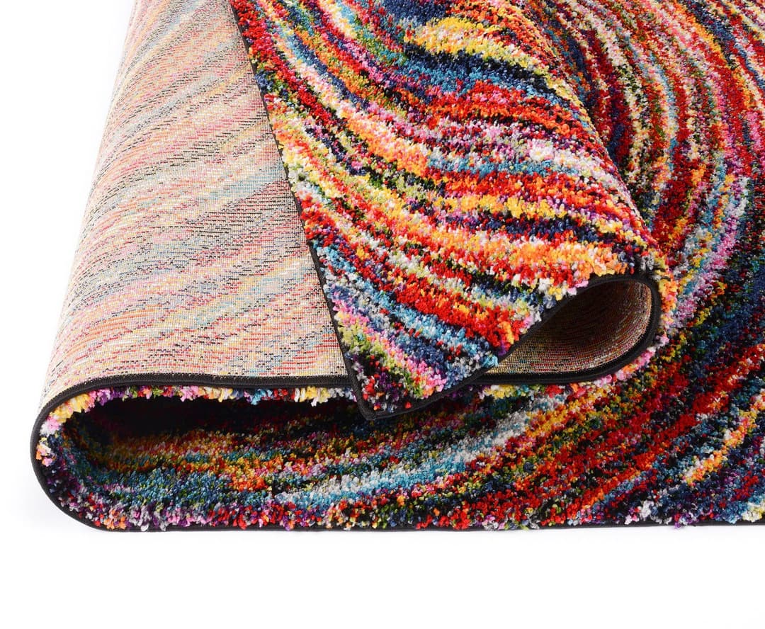 OCI DIE TEPPICHMARKE Hochflor-Teppich Sixteen Round | Mehrfarbig