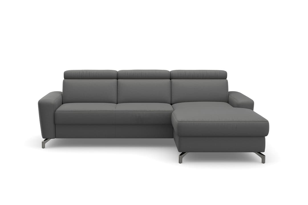 sit&more Ecksofa Scarlett L-Form | Grau