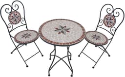 Garden Pleasure Balkonset Mosaik | Braun