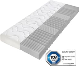 Komfortschaummatratze Double Deluxe 20 | Weiß