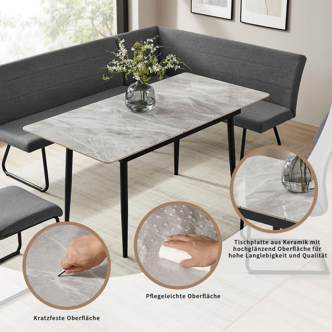 OTTO home Eckbankgruppe Stevian | Grau