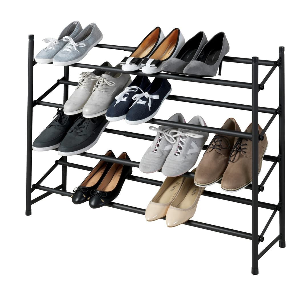 WENKO Schuhregal Hero | Schwarz