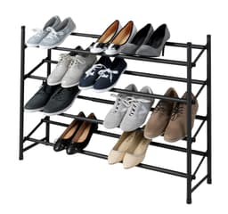 WENKO Schuhregal Hero | Schwarz