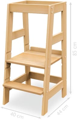 Pinolino® Stehhilfe Lernturm Fino | Holztöne