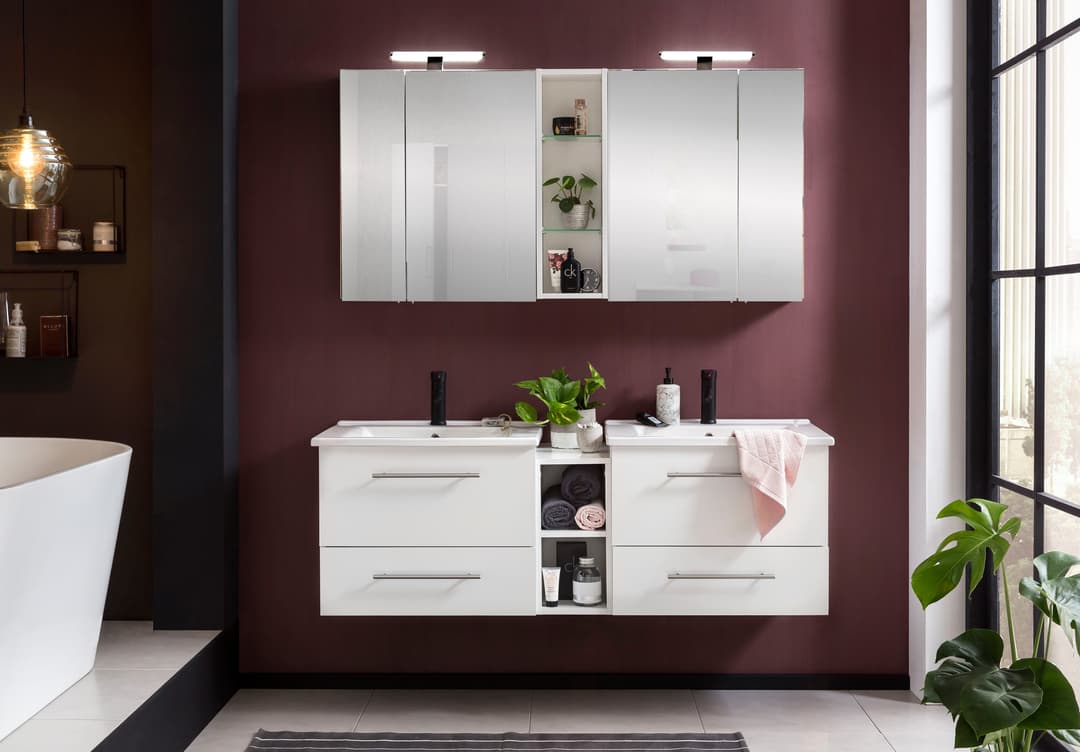 Schildmeyer Spiegelschrank Duo | Weiß