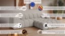 OTTO home Ecksofa KALLIE | Blau 3